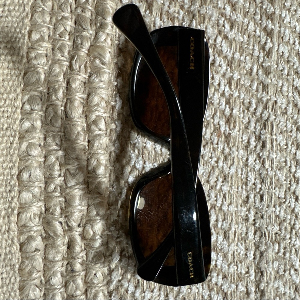 Coach Dark Tortoise Sunglass Frames only - image 5